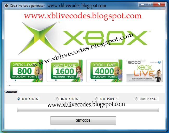Free Xbox Live Code Generator Download No Surveys 2012